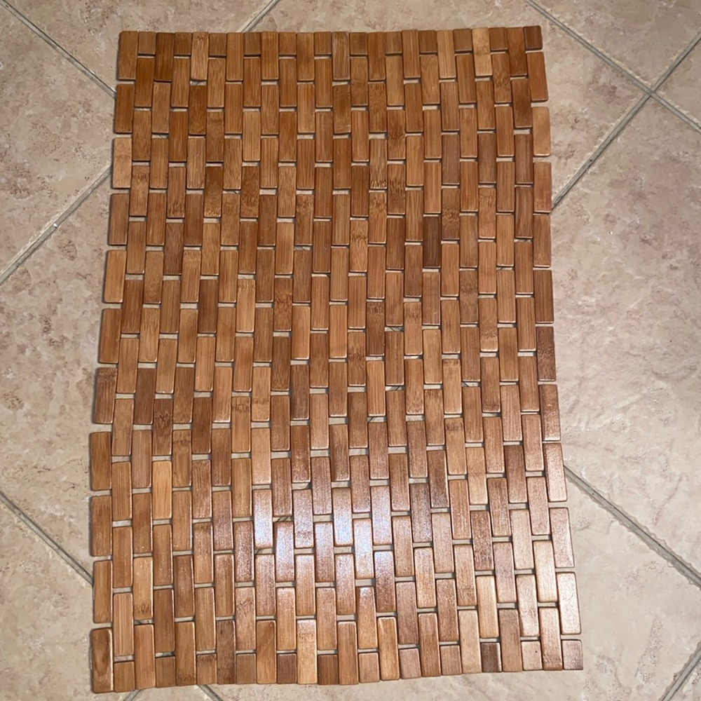 EUC Bamboo Mat floor Rectangle  Bamboo mat